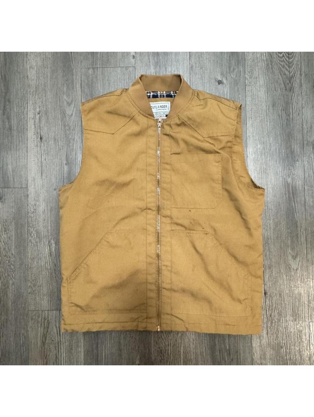 Craft Sportswear Men's Tan and Yellow Gilet